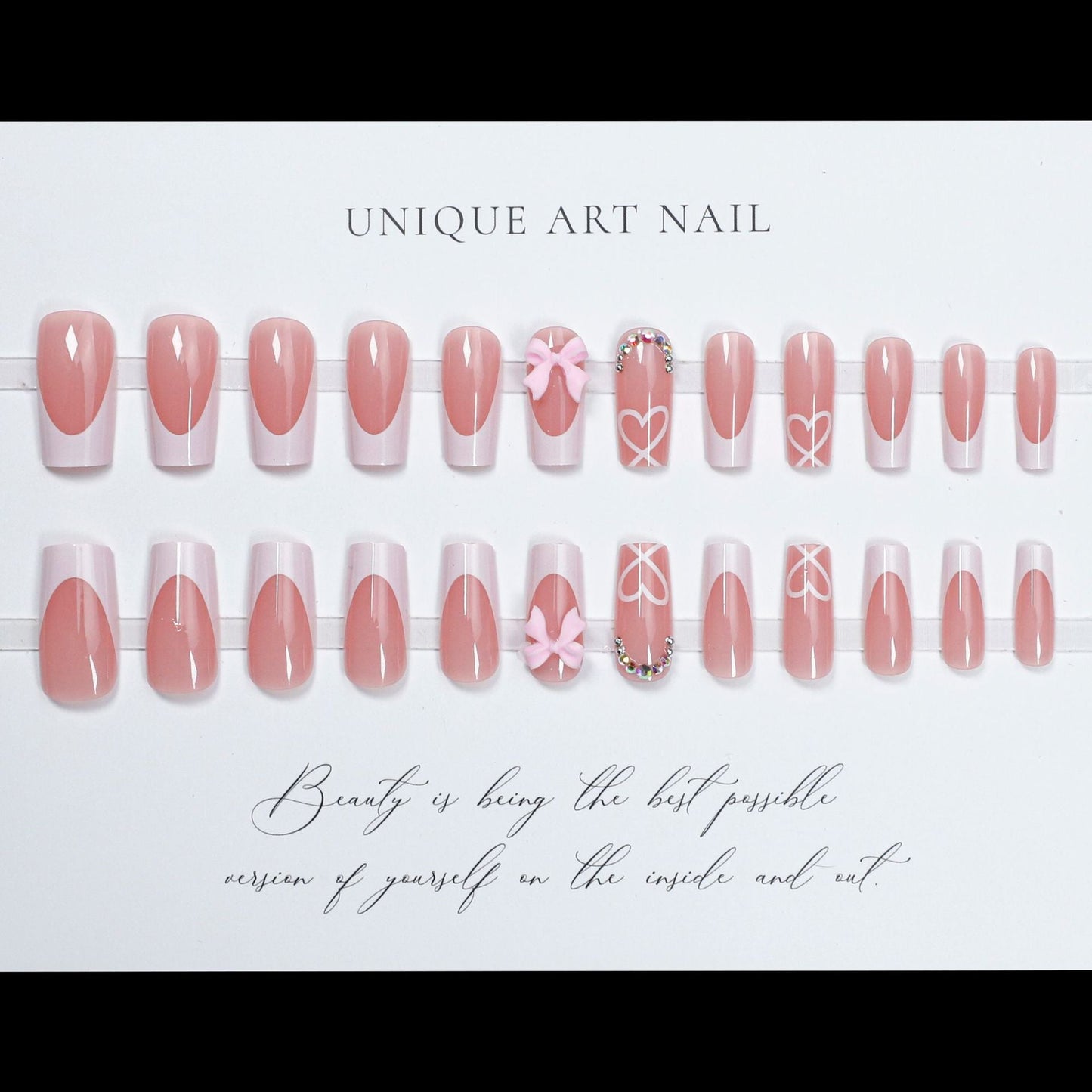 24pcs/Set Press On Nail FT-043