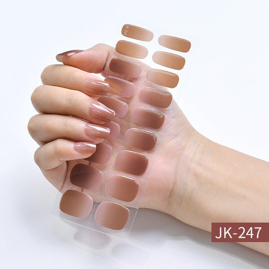 Semi-cured Gel Nail WrapsJK247