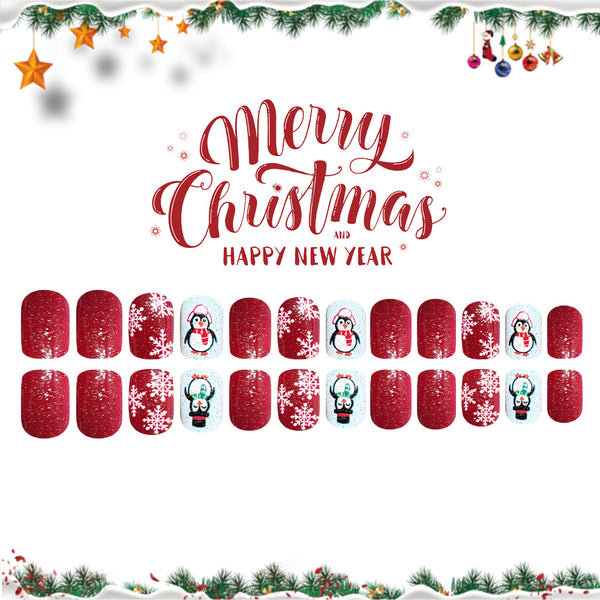 24pcs/Set Press On Nails JB914