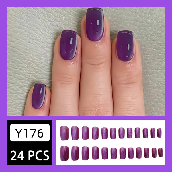 24pcs/Set Press On Nails
