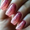 Red pink art stripes