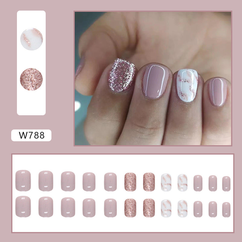 15 Sizes-30 Pcs Acrylic Press On Nails W788