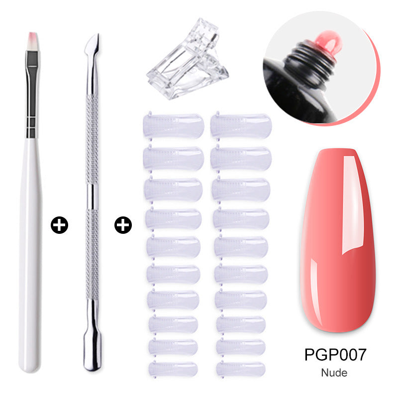 Nail enhancement crystal extender kit