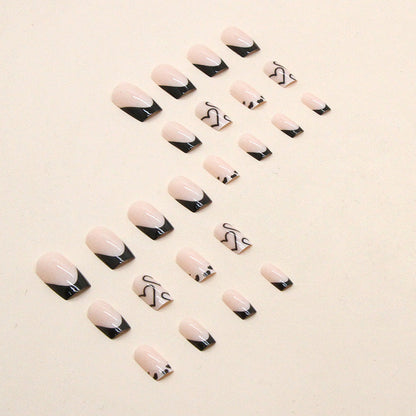 24Pcs press on nail W422