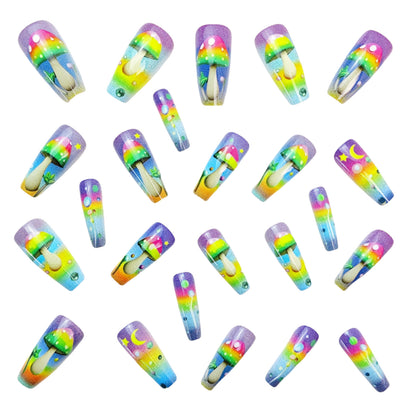 24pcs/Set Press On Nails