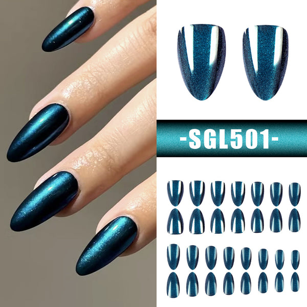 30 pieces of blue cat's eye