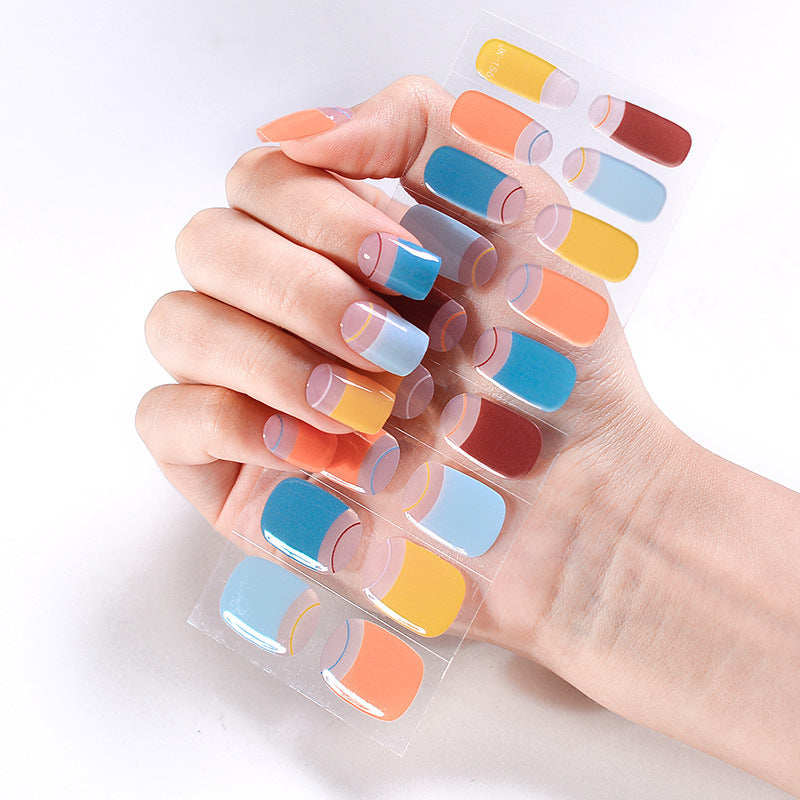 Semi-Cured Gel Nail sticker JK-156