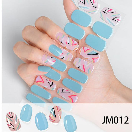 Semi-cured Gel Nail Strips JM012