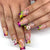 French zebra pattern white star