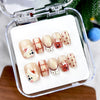 30 pieces of Christmas grits glass beads cat's eye