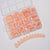 240 Pcs Glitter French white edge manicure short almond nail