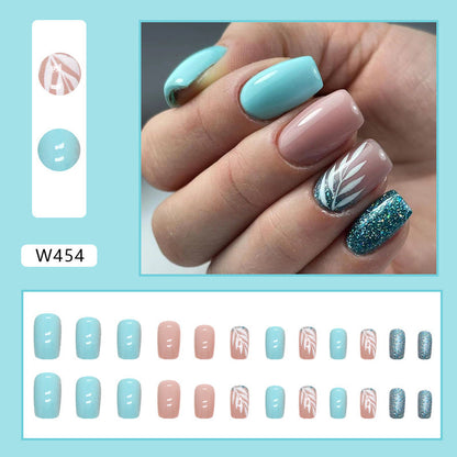 Press on nail 20pcs W454