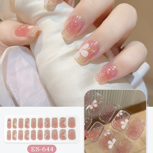 Semicured UV gel nail sticker kit ES-644