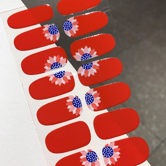 Independence day nail wrapsXY-007