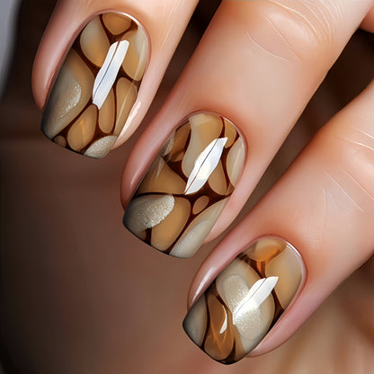 24pcs/Set Press On Nails