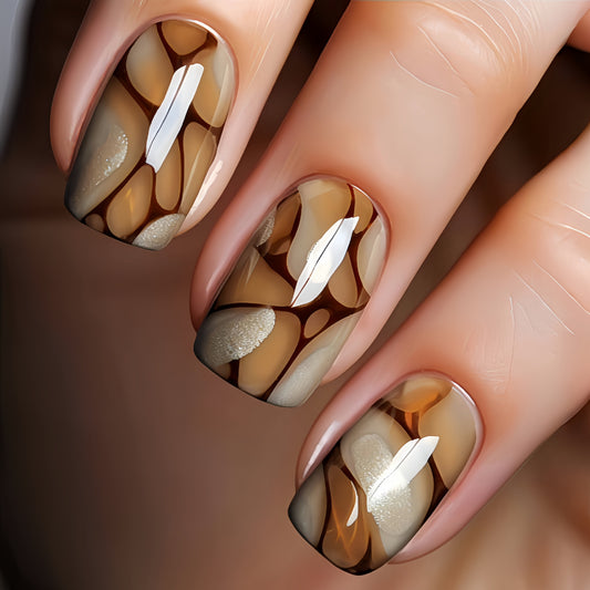 24pcs/Set Press On Nails
