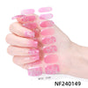 Semicured UV gel nail sticker kit NF240149