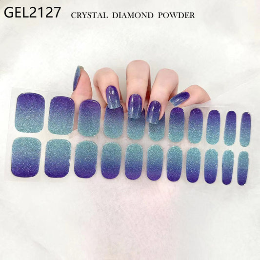 Semicured UV gel nail sticker kit GEL2127