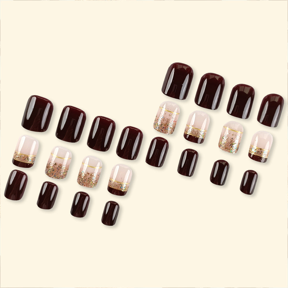 24pcs/set Press on nails DY1260-B7