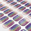 UV gel nail sticker semi-cured