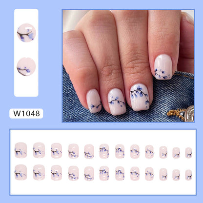 24Pcs press on nail W1048