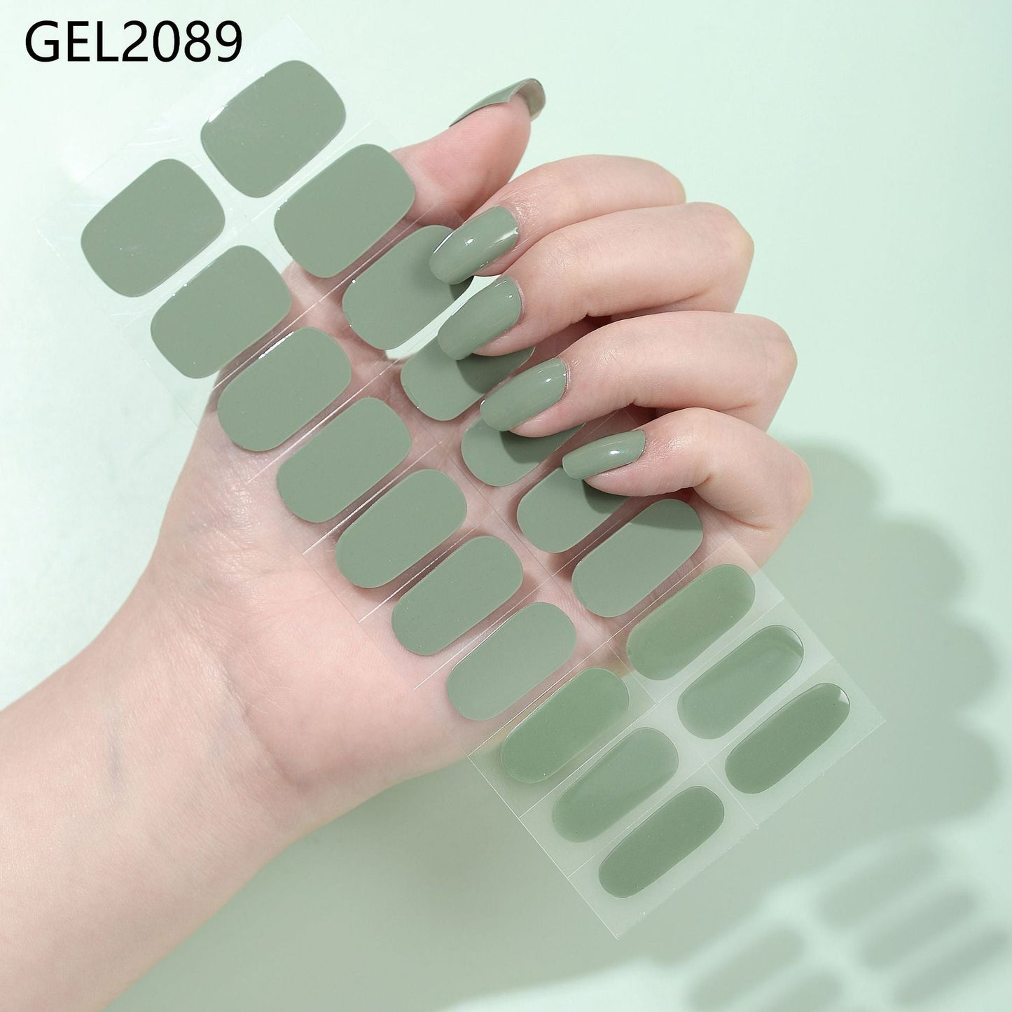 Semicured UV gel nail sticker kit GEL2089