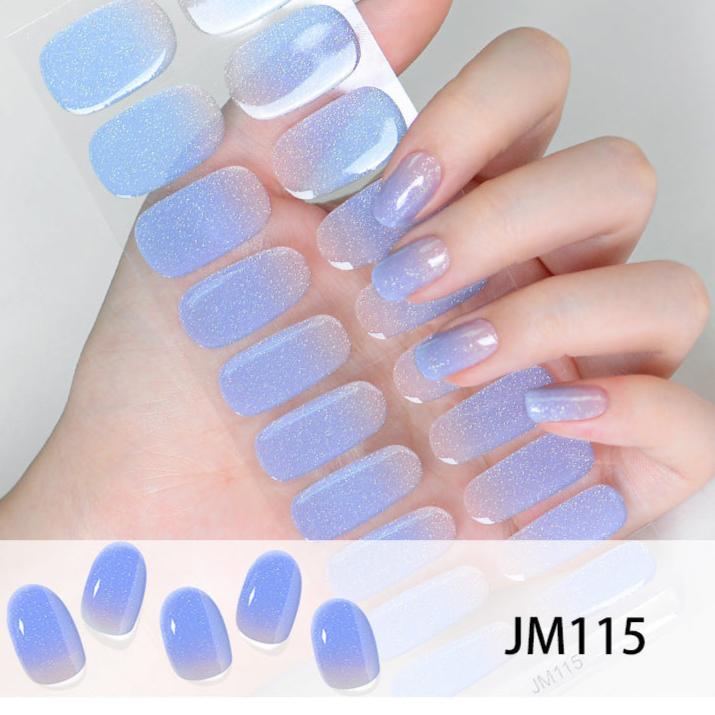 Semi-cured Gel Nail Strips JM115