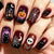 Dark Halloween Press on Nails