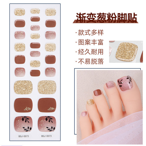 Bandes de vernis gel pour les pieds