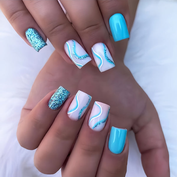 24pcs/Set Press On Nails