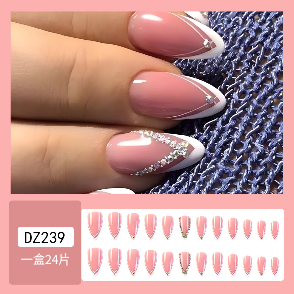 White-edged French wear nail plate