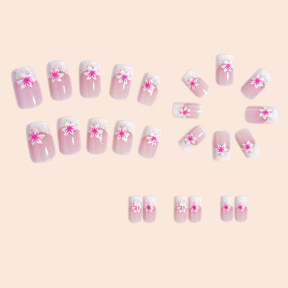 15 Sizes-30 Pcs Acrylic Press On Nails W709