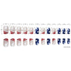 Five pointed Star Short Square False Nail