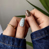 30 slices cream sea salt blue chocolate brown polka dots