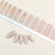 Nail wraps diamond love scallion powder