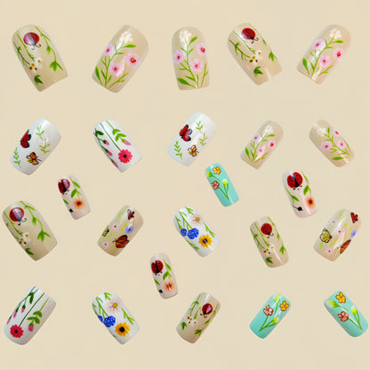 24pcs/Set Press On Nails