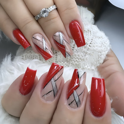24pcs/Set Press On Nails