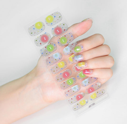 Semi-cured Gel Nail Strips JM186