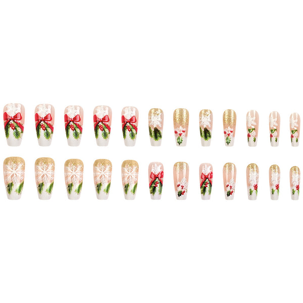 12 Sizes-24 Pcs Press On Nails FY163-B7