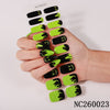 Luminous gel manicure sticker semi-cured nail sticker