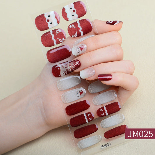 Semi-Cured Gel Nail sticker JM025（20PCS）