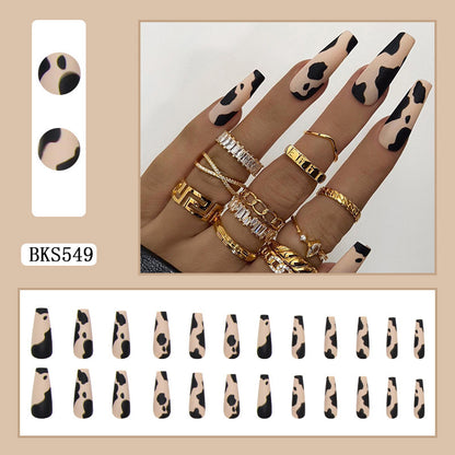 Leopard nail matte armor