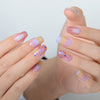 Semicured UV gel nail sticker kit JP001