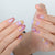 Semicured UV gel nail sticker kit JP001