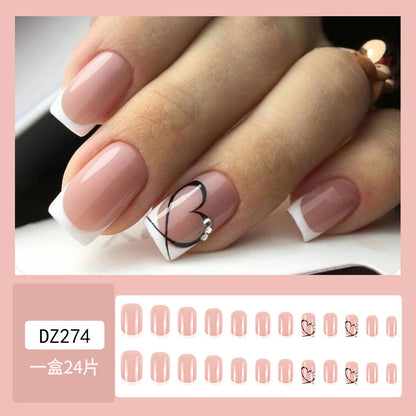 White-edged French wear nail plate