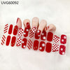 UV gel nail sticker semi-cured