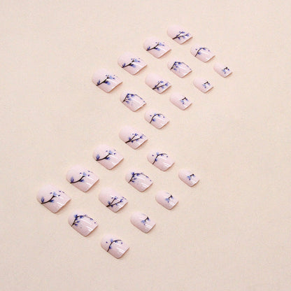 24Pcs press on nail W1048