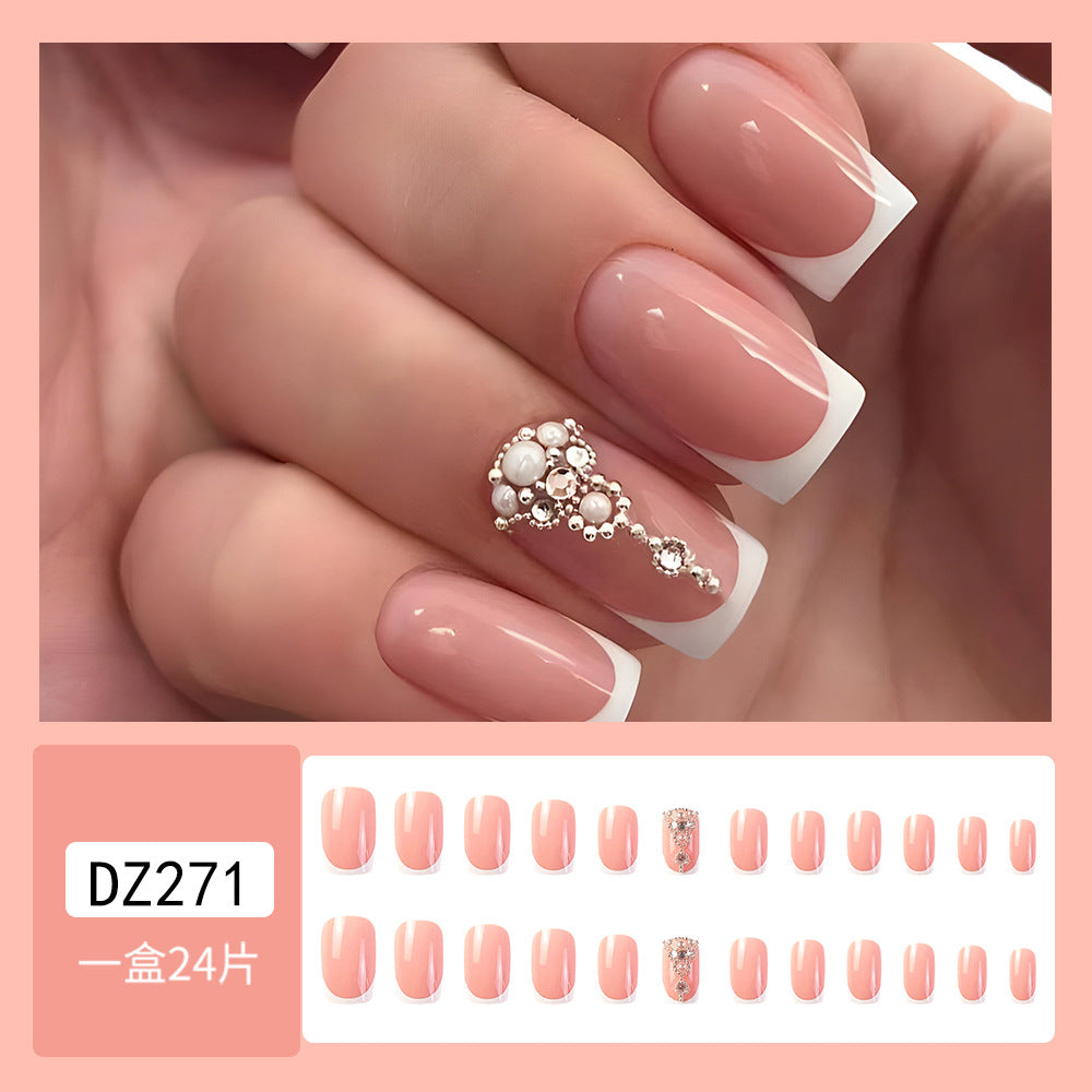 White-edged French wear nail plate