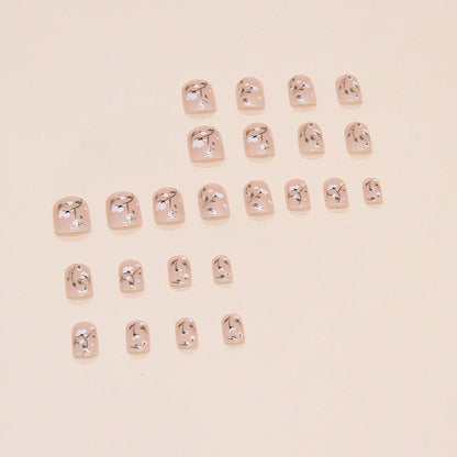 24Pcs press on nail W1567