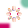12 Sizes-24 Pcs Press On Nails C307